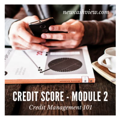Credit Score Module 2 course graphic