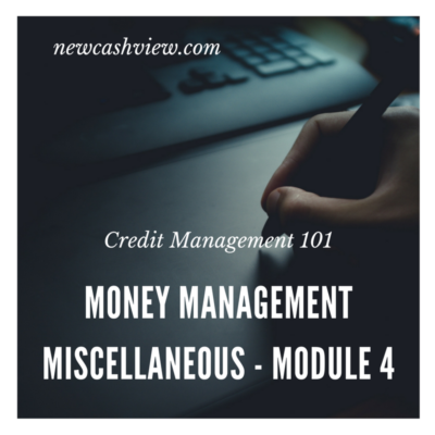 Money Management Module 4 course graphic
