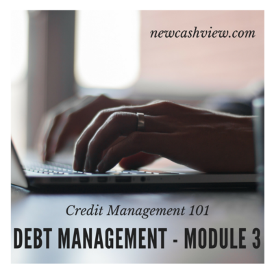 Debt Management Module 3 course graphic